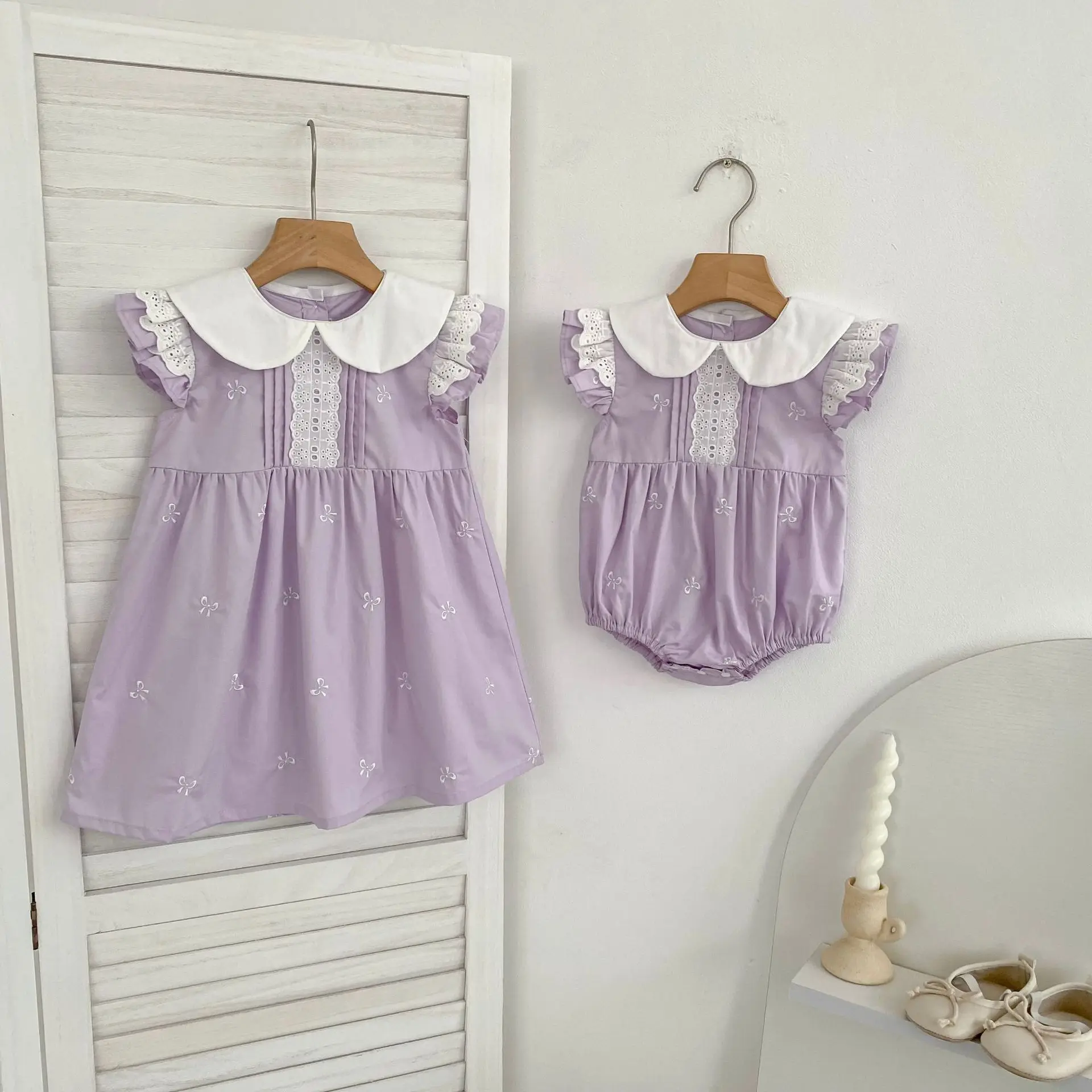 Body verano MILANCEL con cuello Peter Pan y lazo