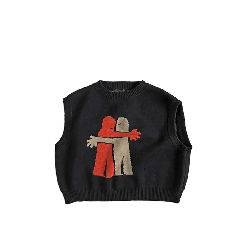 Chaleco infantil MILANCEL de punto jacquard con cuello redondo - imagen 5