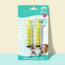 Aspirador nasal para bebés con jeringa de lavado nasal