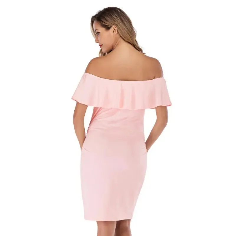 Estilo casual para mamá con color sólido