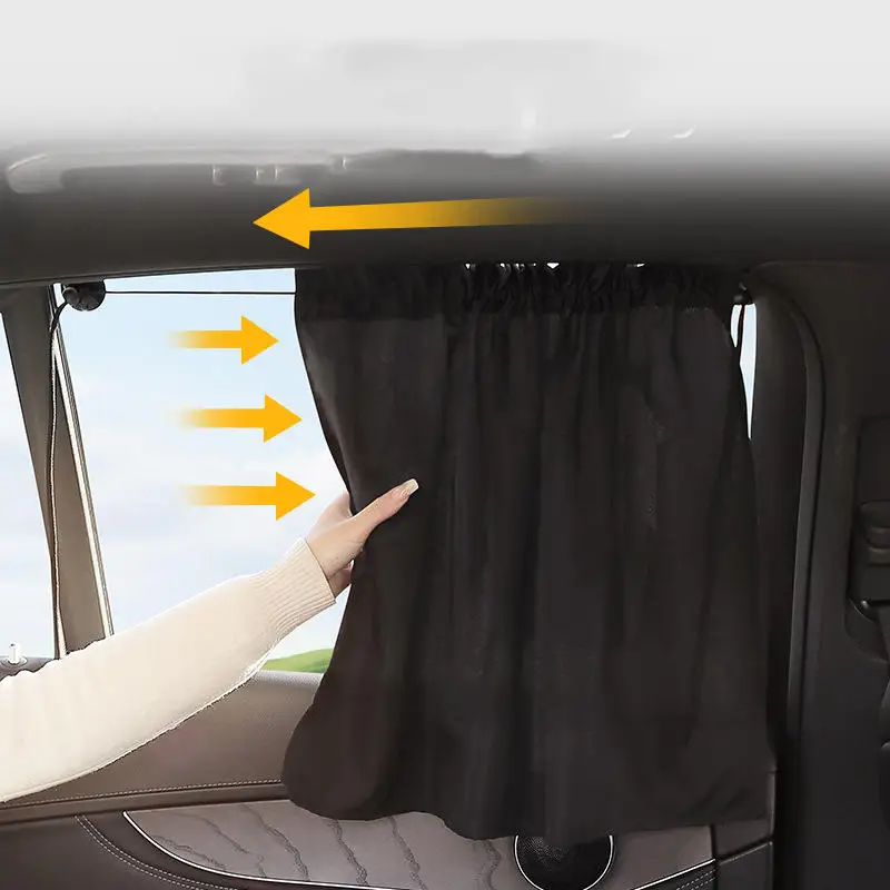 Cortinas parasol para coche laterales: privacidad y protección UV