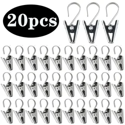 Clips para cortinas vvocci de acero inoxidable con gancho resistente