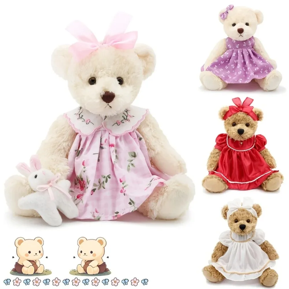 Osito de peluche suave con pijama infantil para abrazar