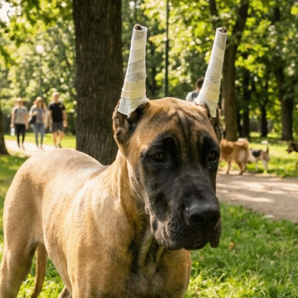Varillas de espuma suave para orejas de perro erguidas no invasivas