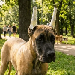 Varillas de espuma suave para orejas de perro erguidas no invasivas