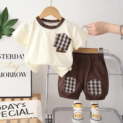 Conjunto de verano para bebé con camiseta y pantalón corto
