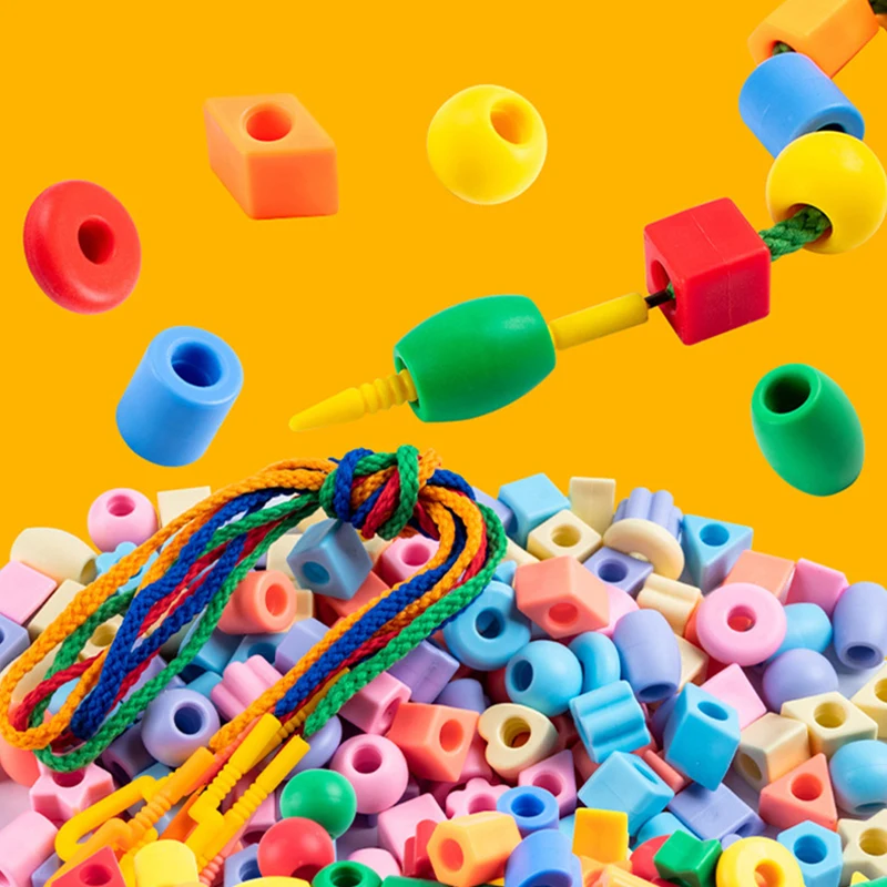 Juego de enhebrado de cuentas para niños – Actividad educativa y creativa - imagen 4