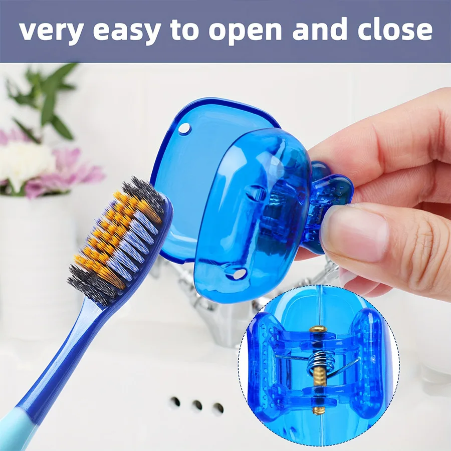 Detalle de la funda abierta lista para colocar el cepillo de dientes