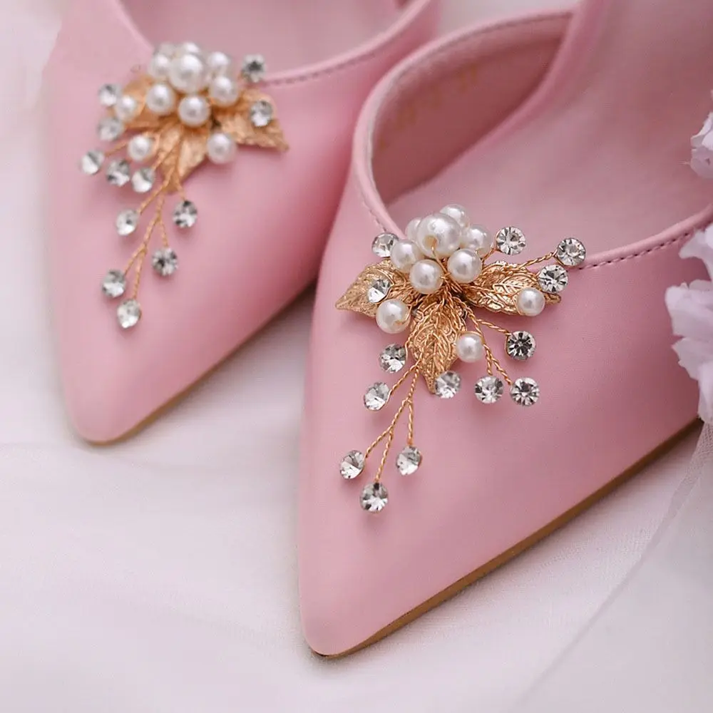 Clips de zapatos extraíbles con hebilla decorativa para graduación - imagen 4