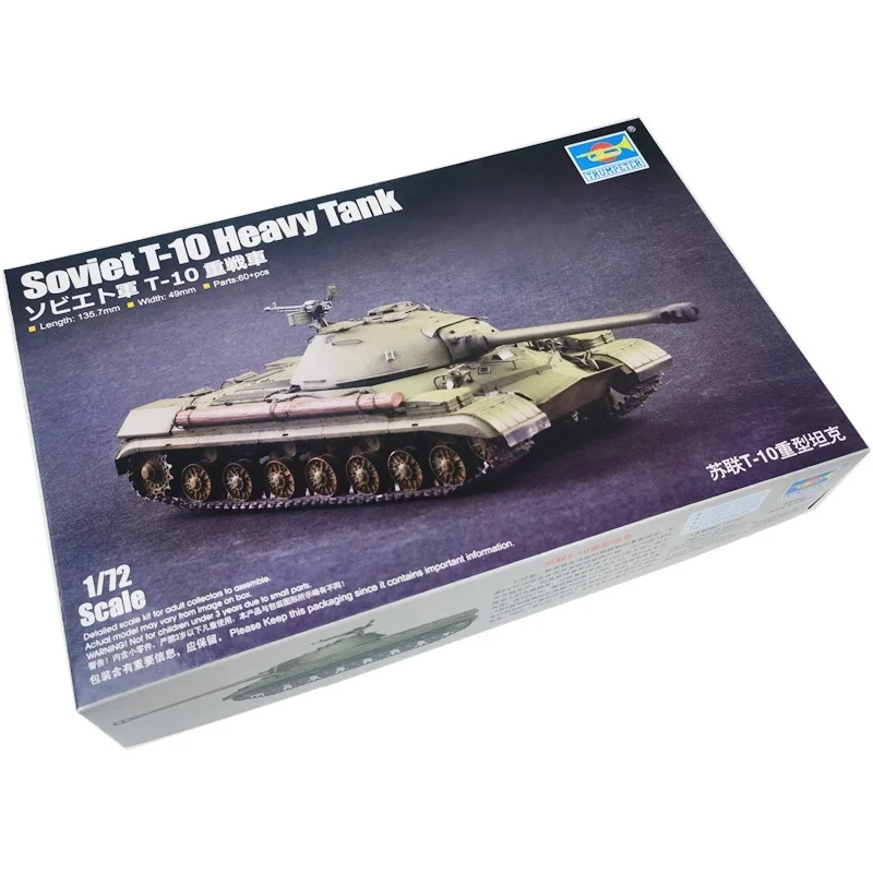 Tanque de juguete TRUMPETER T-10 soviético para armar - imagen 3