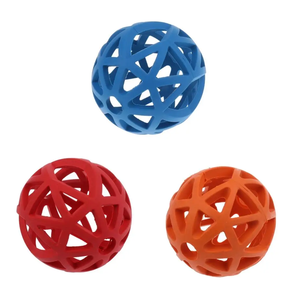 Pelota de goma masticable para perros – cuidado dental y ejercicio - imagen 5