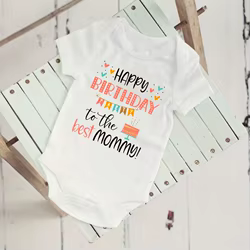 Body fiesta bebé unisex – Primera puesta cumpleaños