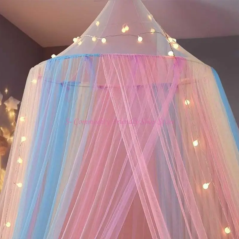 Rainbow Bed Cuna portátil con mosquitera tipo cúpula para niños - imagen 3