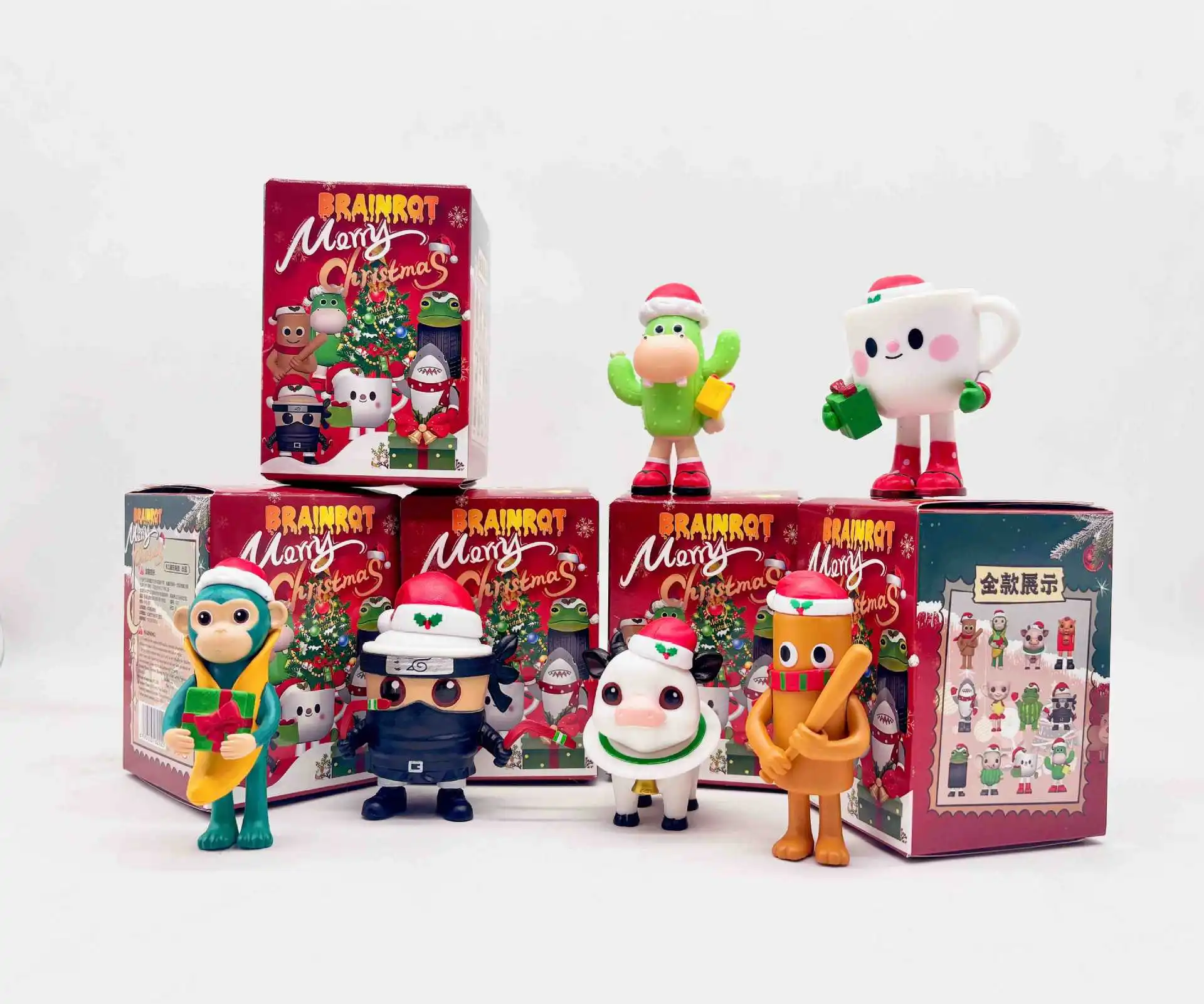 Tung Sahur Tralalelo: caja ciega navideña de figuras para regalo - imagen 2