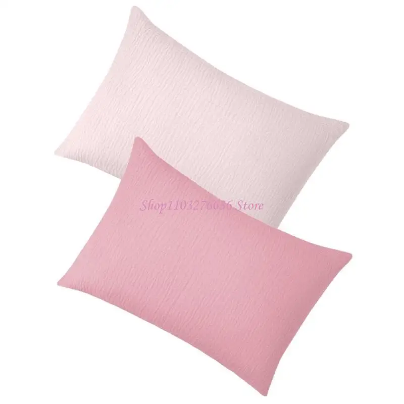 Funda de almohada infantil de algodón suave y transpirable