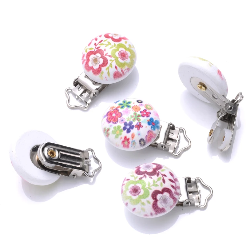 Cadena sujetachupetes madera – Clip regulable Bebé - imagen 5