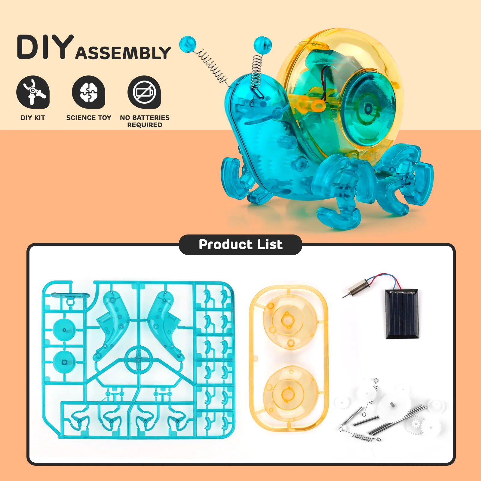 Bulldozer solar DIY listo para montar