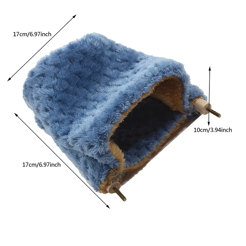 Cama de peluche para pequeños animales