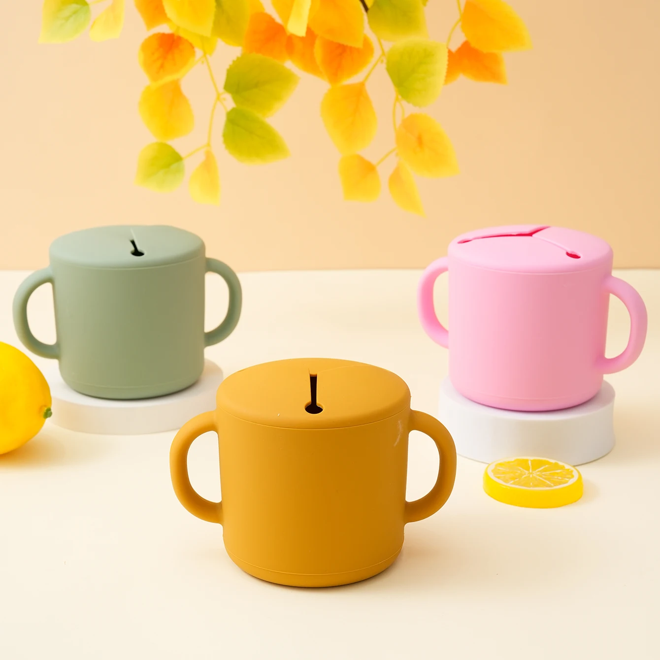 Taza aperitivos silicona bebé – cierre y compatibilidad