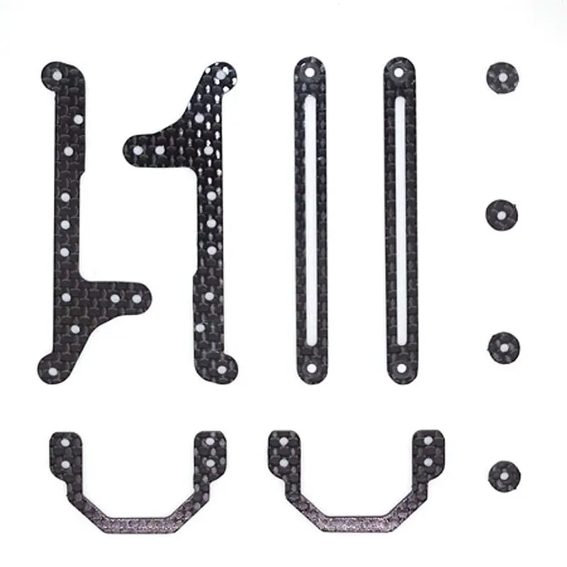 MINI 4WD con chasis de carbono – Coche de carreras ensamblable - imagen 2