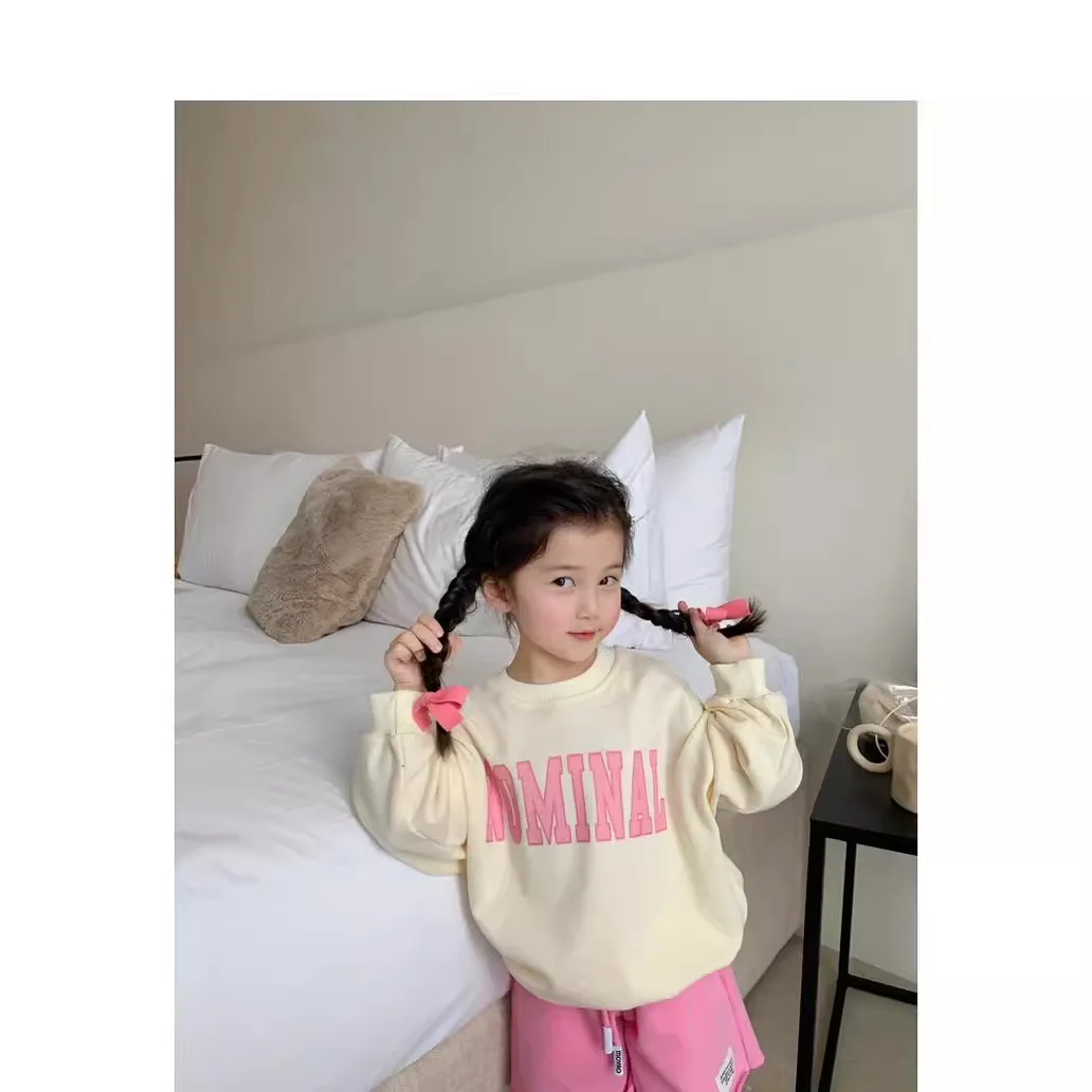 Sudadera de niña con manga larga ligera para otoño e invierno