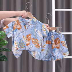 Conjunto deportivo de verano para niño – Camiseta y shorts de algodón