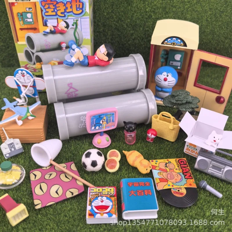 Figura miniatura Doraemon colección, juguete sorpresa caja ciega - imagen 4