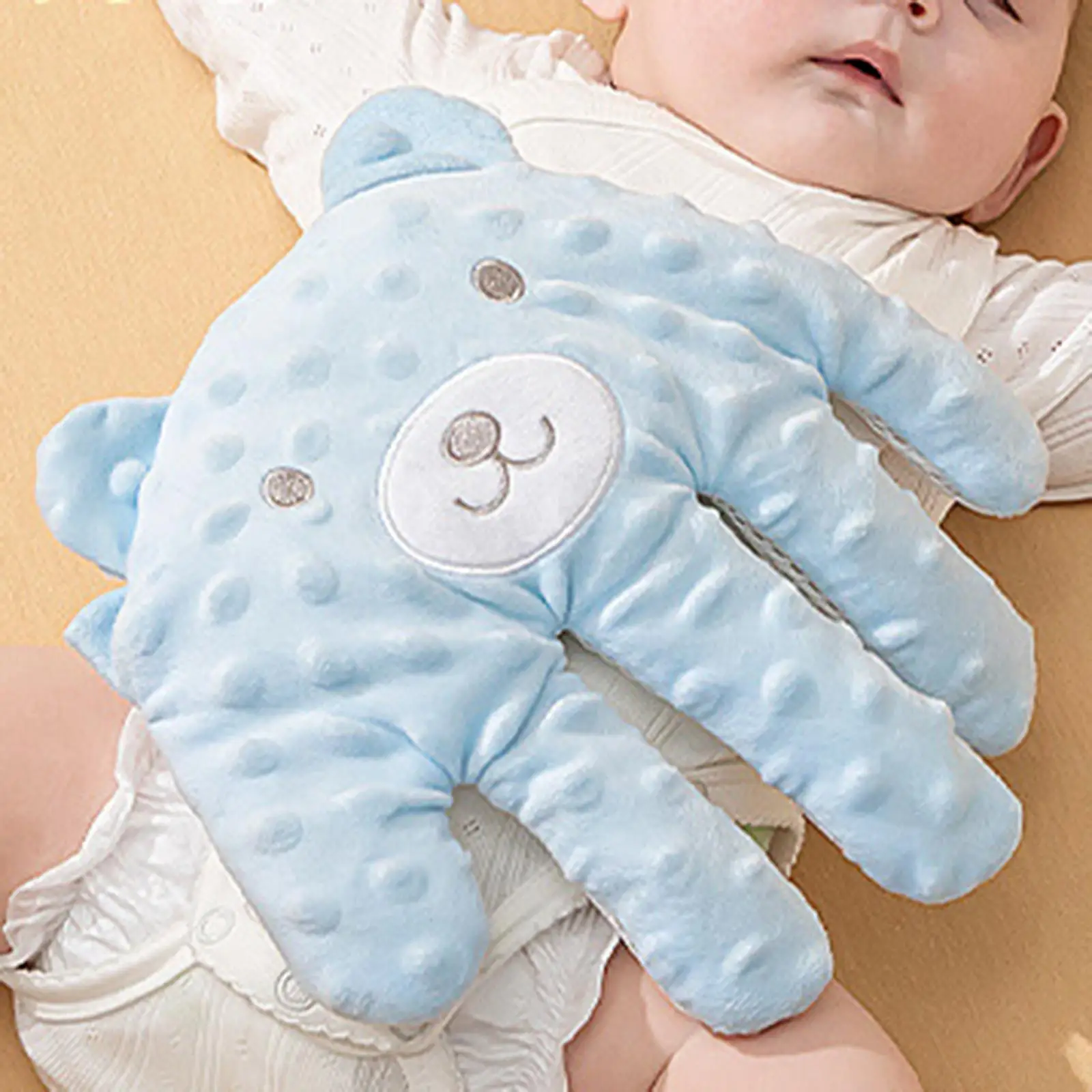 Almohada de mano para dormir del bebé, suave y calmante - imagen 5