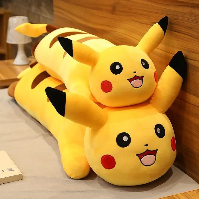 Muñeco de peluche Pikachu grande Pokémon, cojín decorativo - imagen 2