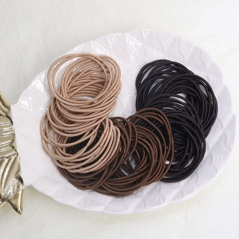 Elásticos para el cabello infantil – Nylon suave de colores