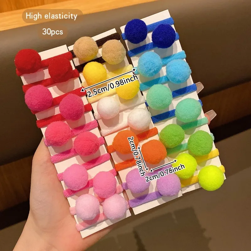 Diademas con bolas de colores para el pelo infantil de diario - imagen 4