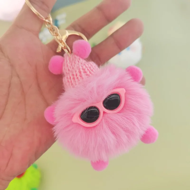 Llavero de felpa con colgante tierno para chicas adolescentes - imagen 4