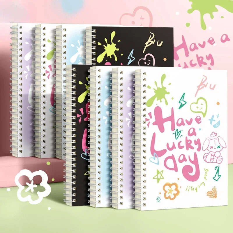 Cuaderno espiral A5 graffiti para estudiantes