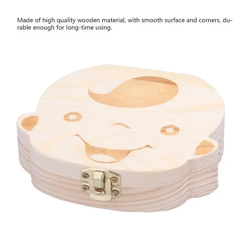 Caja decorativa para guardar dientes de leche
