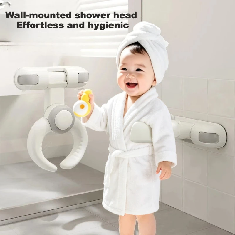 Soporte ergonómico para bañera bebé con ventosas y asas suaves - imagen 3