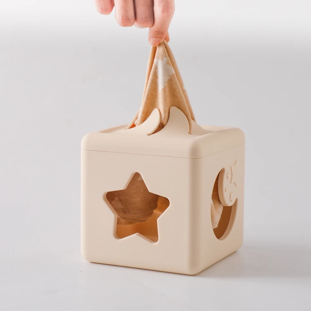 Cajón con forma de caja y bloques encajados