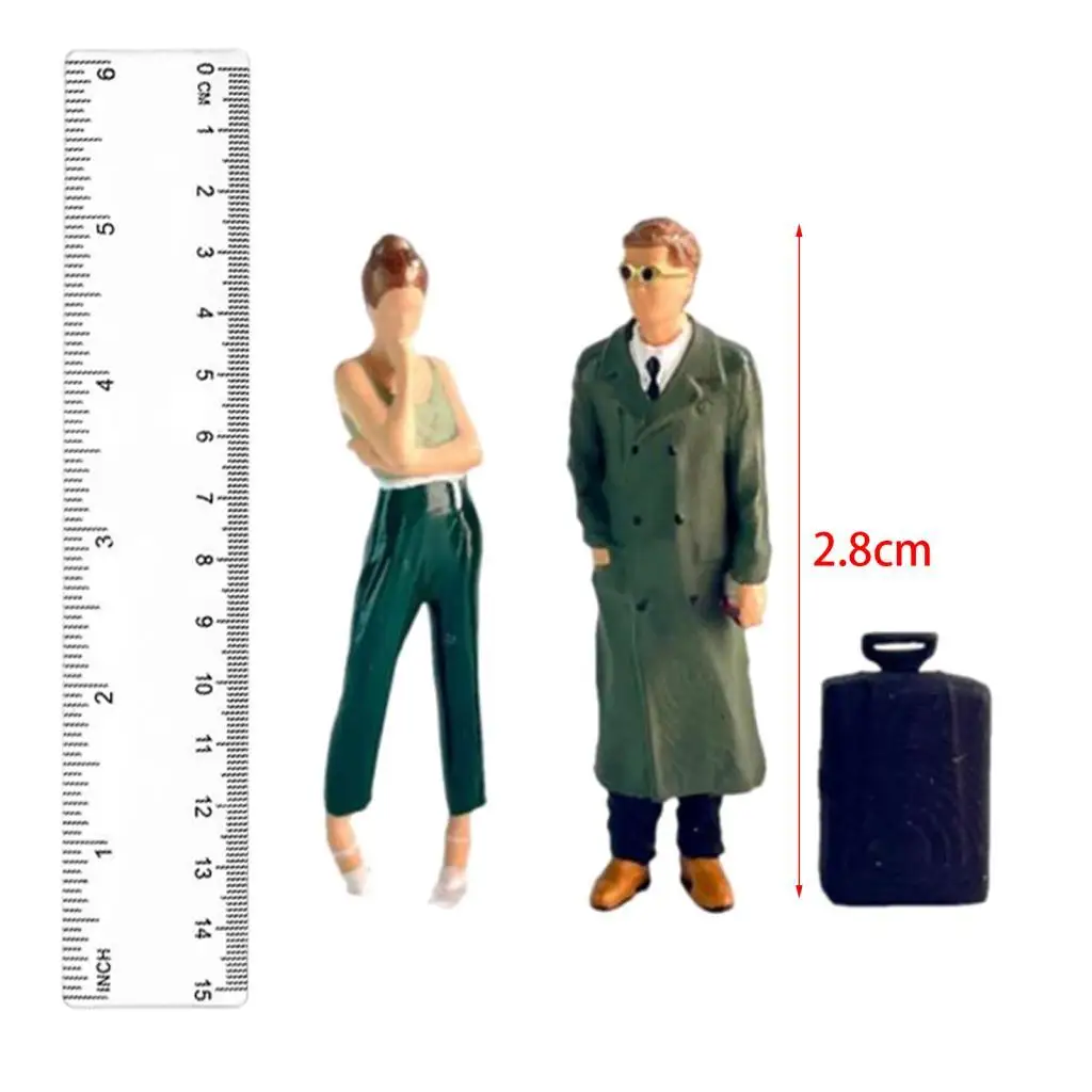 Figuras para diorama pintadas a mano con maleta coleccionable - imagen 5