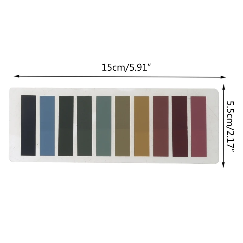 Pestañas adhesivas infantiles Morandi colores – Notas transparentes - imagen 3