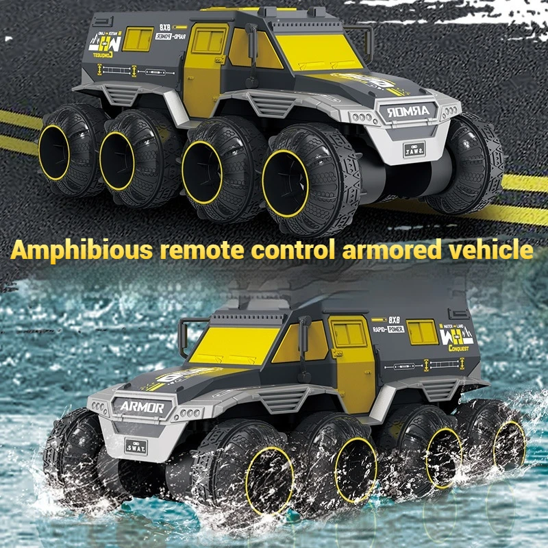 Camión teledirigido anfibio todoterreno impermeable para niños - imagen 2