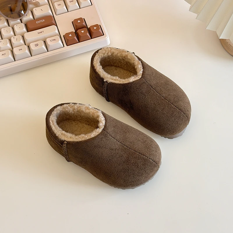 Botas de nieve con felpa para niños – Suela antideslizante - imagen 2