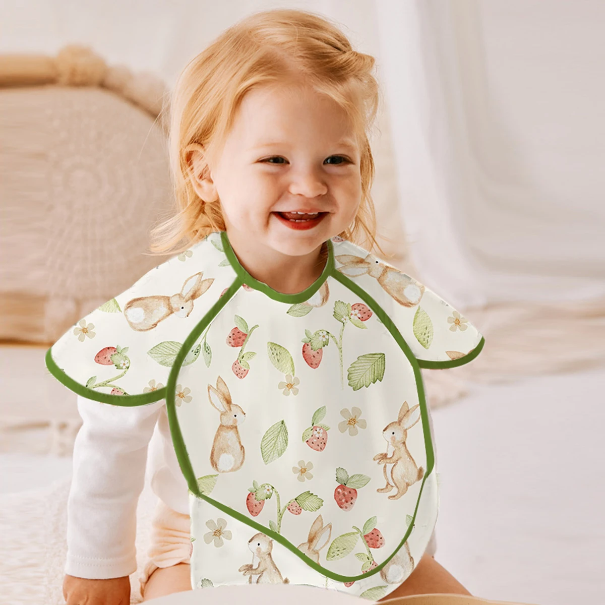 Kangobaby Babero Impermeable Sin Mangas para Bebé Cobertura Completa - imagen 5