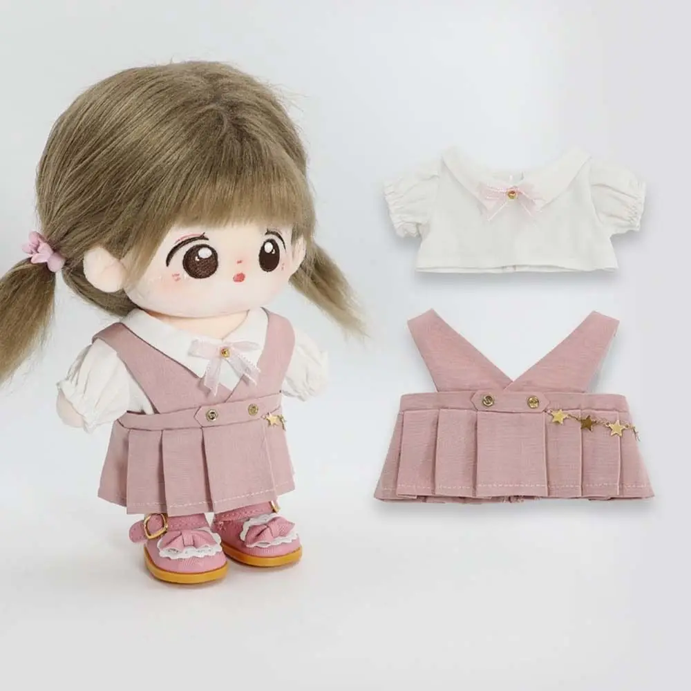 Ropa para muñecas: camiseta de uniforme escolar en miniatura
