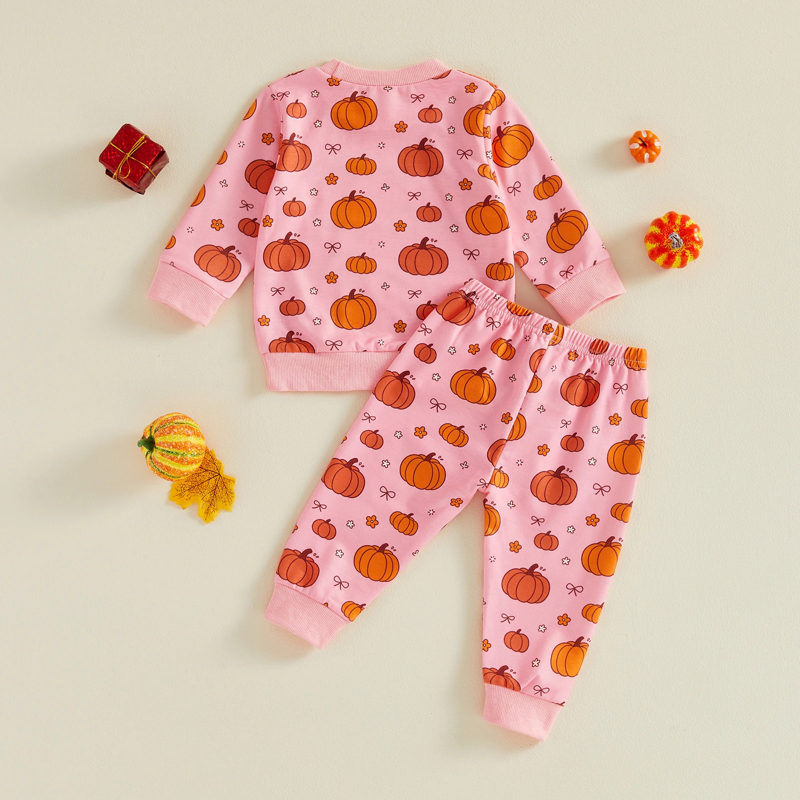 Conjunto de Halloween para niña pequeña: sudadera y pantalón - imagen 3