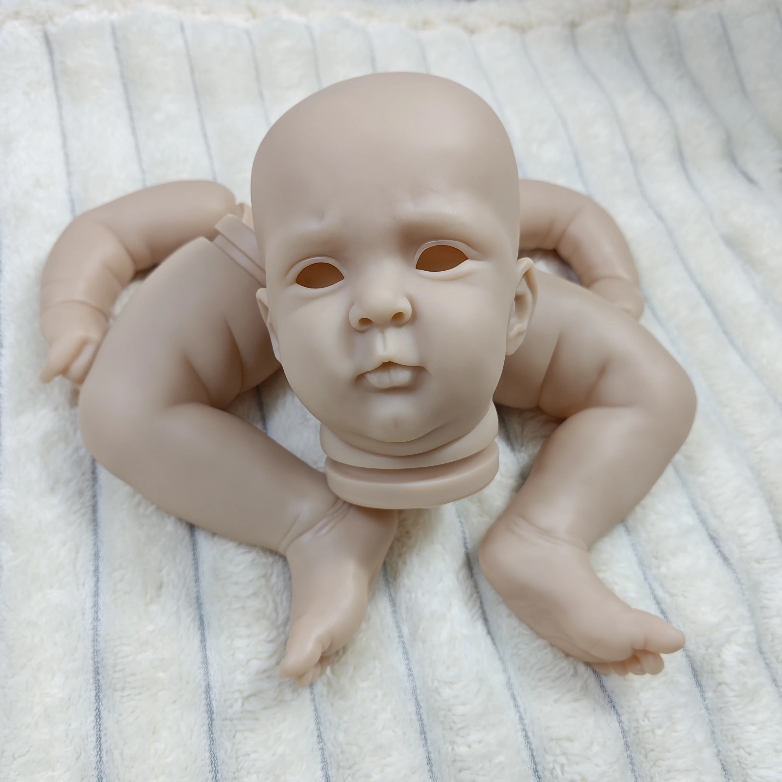 Kit de muñeca reborn en vinilo blanco y piezas