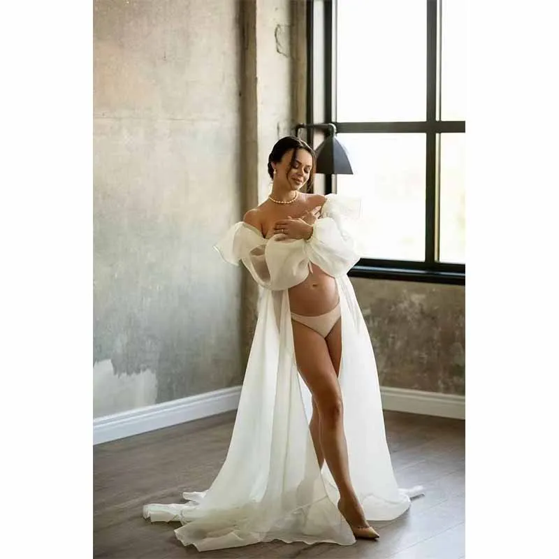Vestido de maternidad en gasa