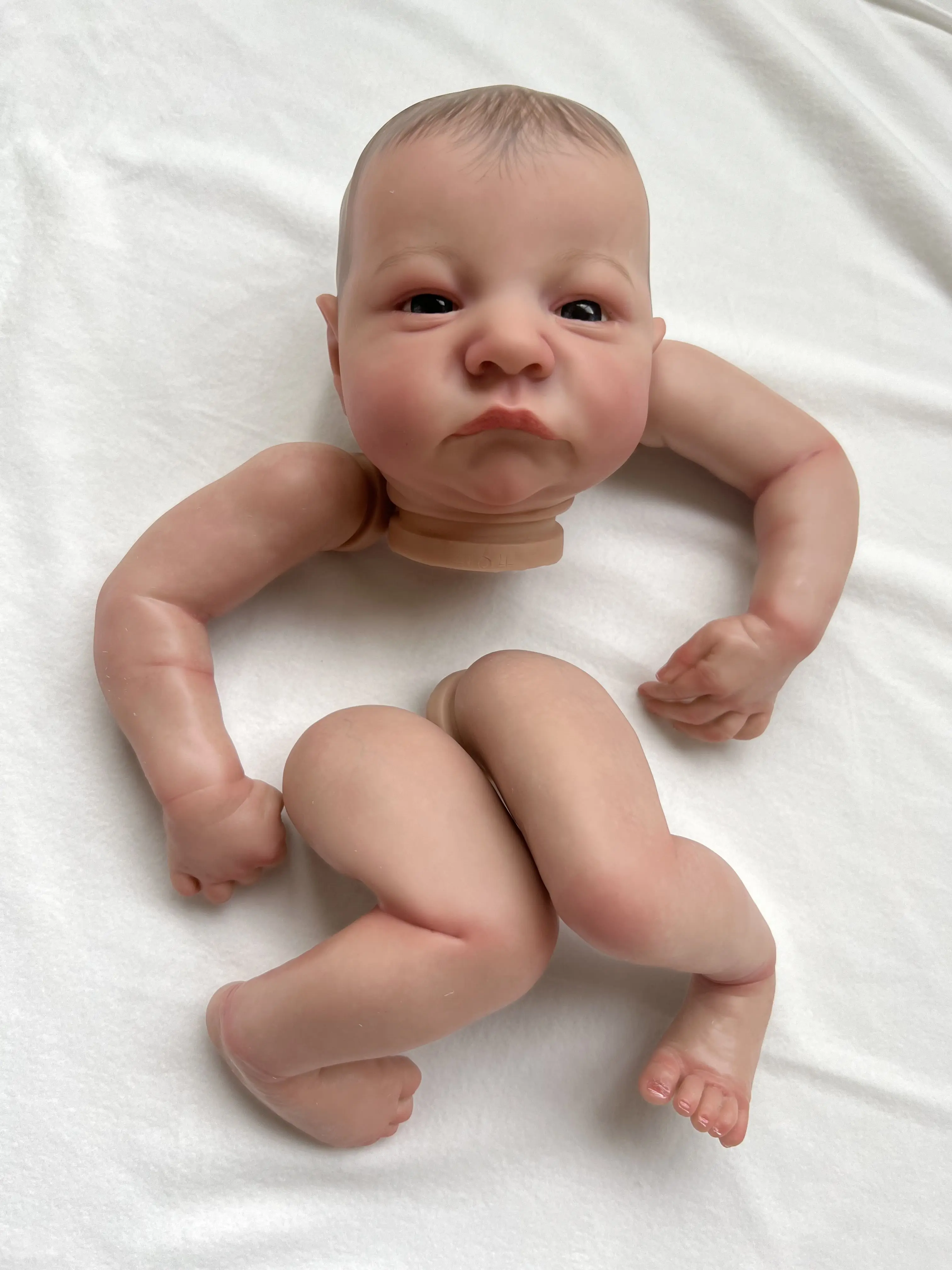 Bebé reborn realista despierto Levi con venas visibles - imagen 5