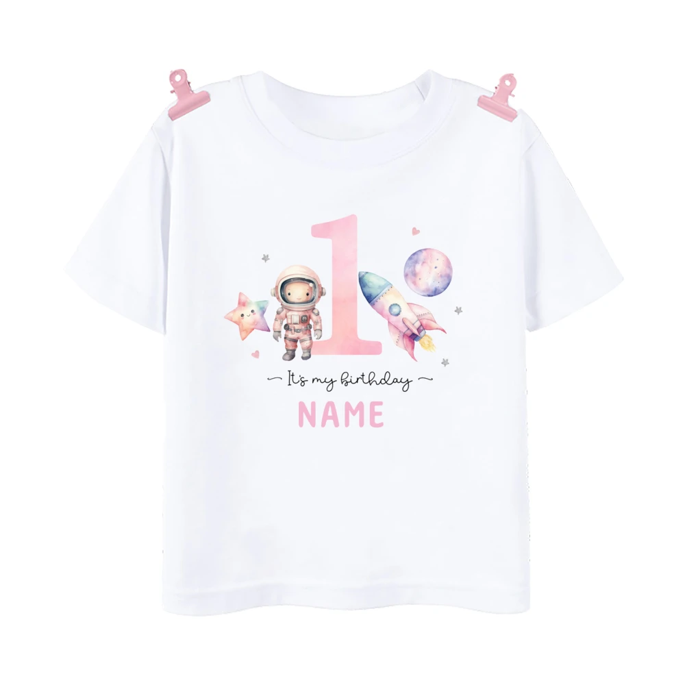 Camiseta astronauta personalizada diseño frontal