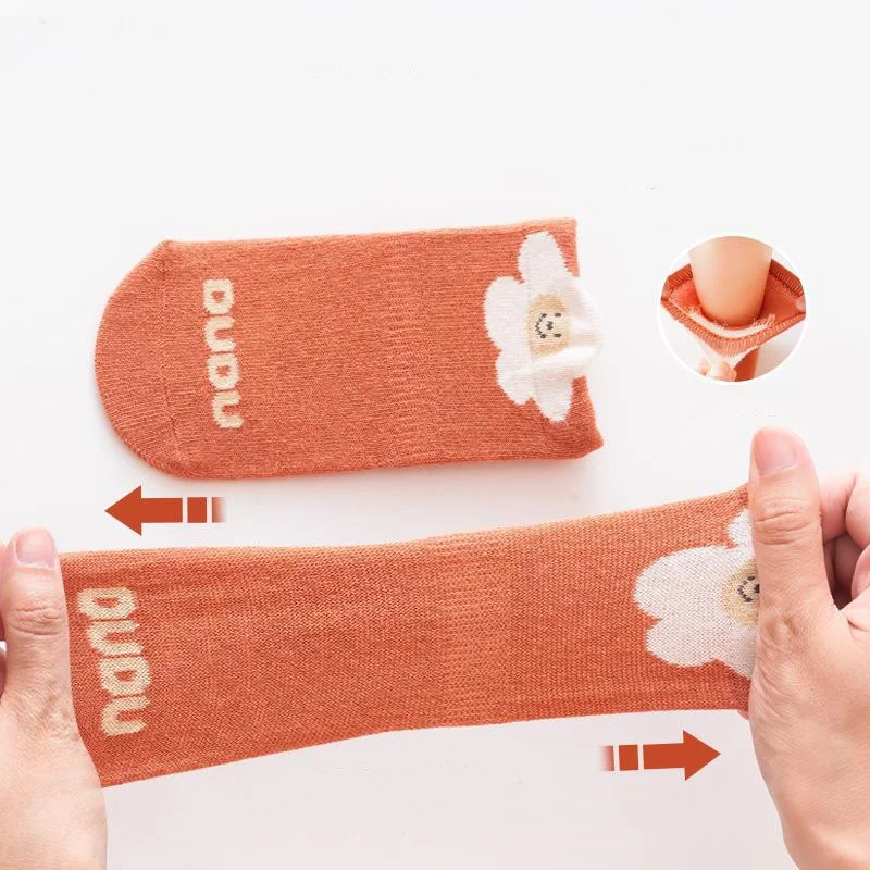 Calcetines de algodón para bebé estampados primavera-otoño - imagen 4