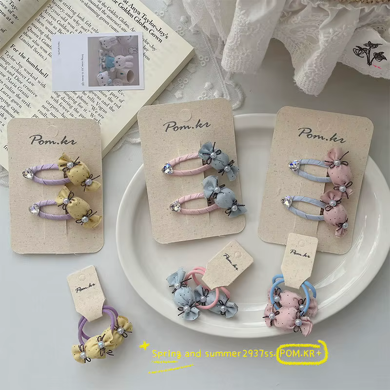 Pinza lateral para el pelo con diseño de caramelo, bebés y niñas