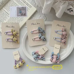 Pinza lateral para el pelo con diseño de caramelo, bebés y niñas